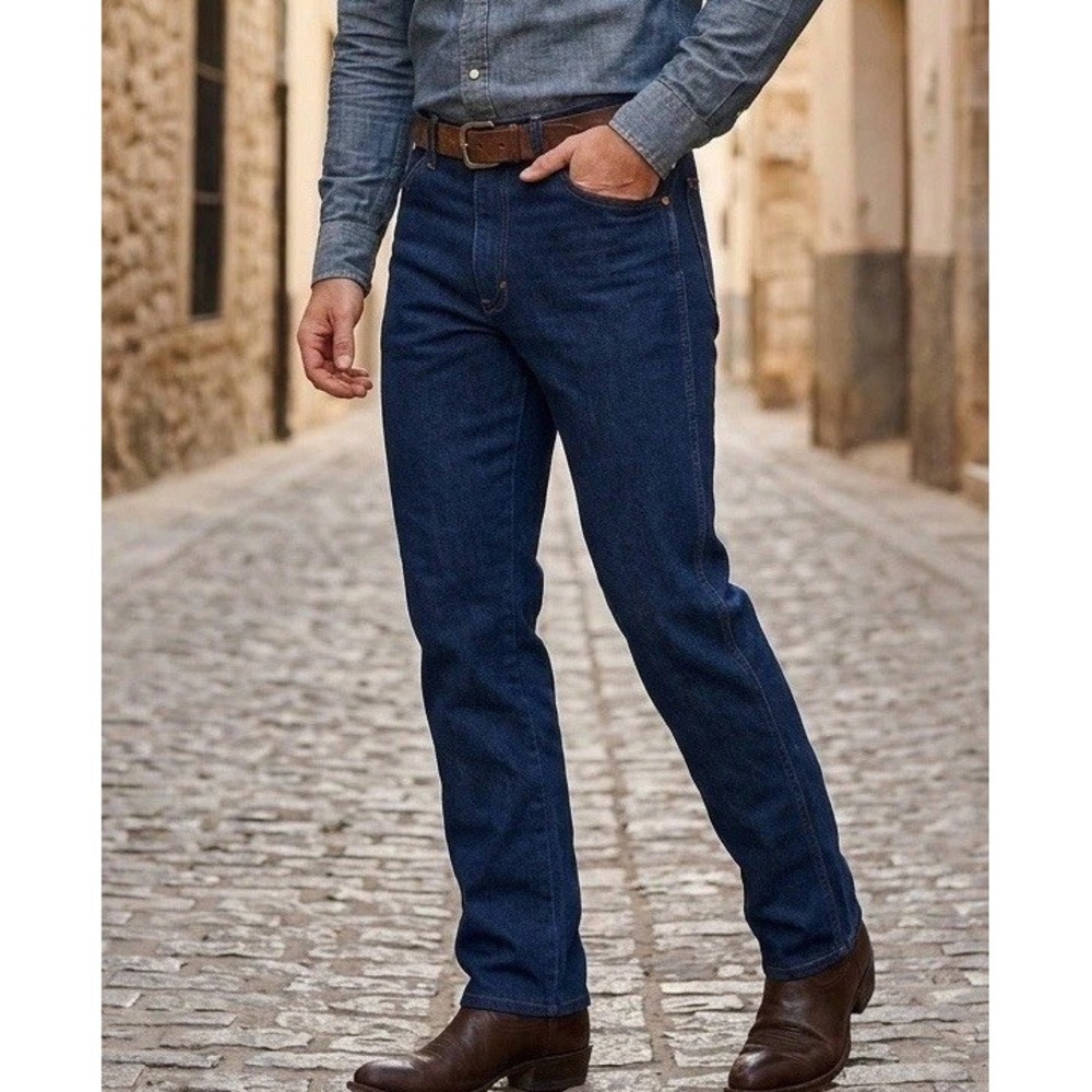 Wrangler Men's Cowboy Western Jeans Everyday Wear Summer Fall Winter New Size 34